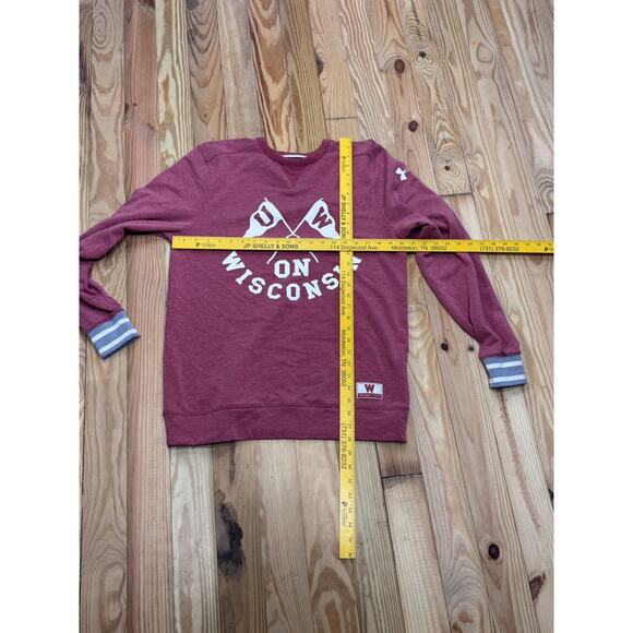 University Of Wisconsin Under Armour crewneck sweatshirt Loose Fit Men’s Small - Picture 5 of 9